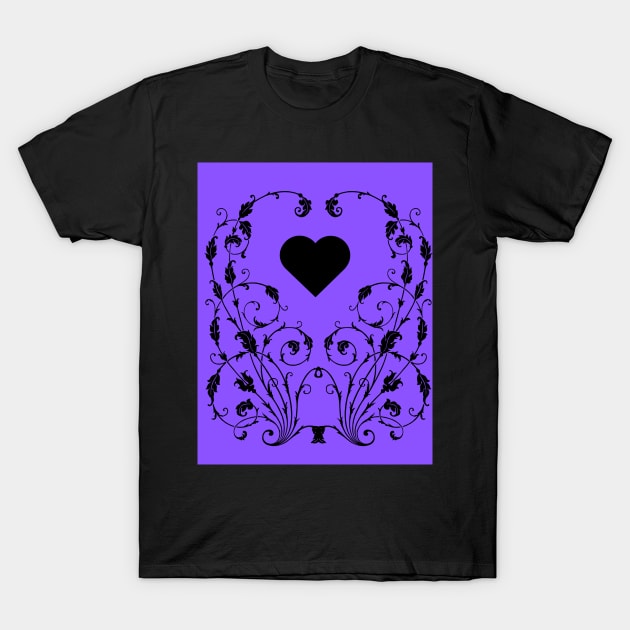 Heart pattern T-Shirt by Vinurajput